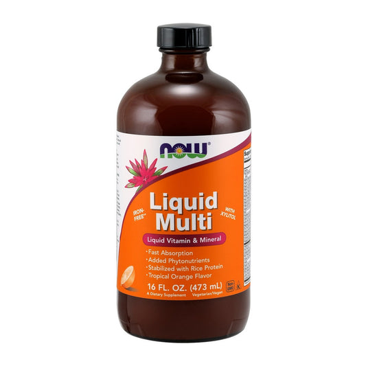 NOW Foods Liquid Multi, Wild Berry (Iron Free) - 473 ml.