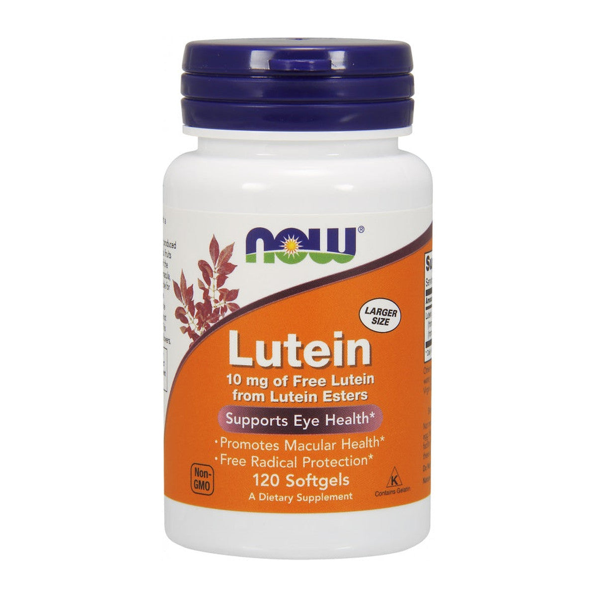 NOW Foods Lutein, 10mg - 120 softgels