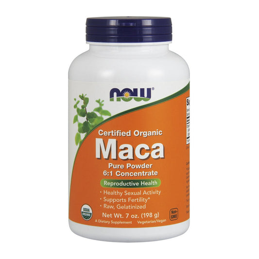 NOW Foods Maca 6:1 Concentrate, Pure Powder - 198g