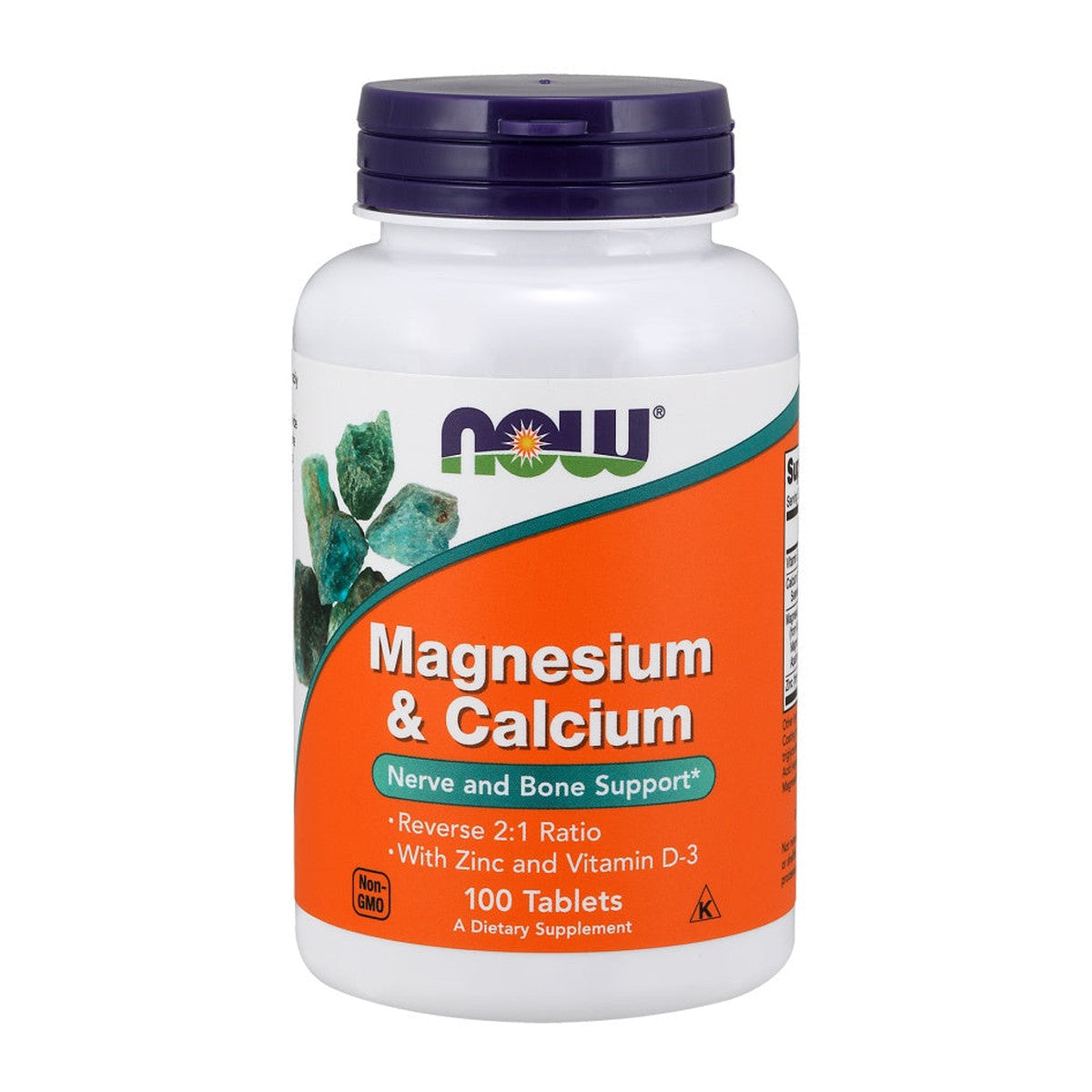 NOW Foods Magnesium & Calcium with Zinc and Vitamin D3 - 100 table