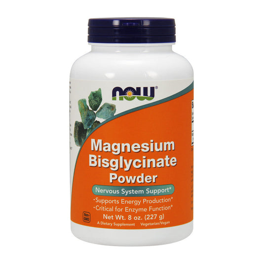 NOW Foods Magnesium Bisglycinate Powder - 227g