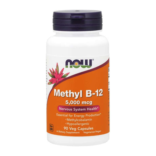 NOW Foods Methyl B-12, 5000mcg - 90 vcaps