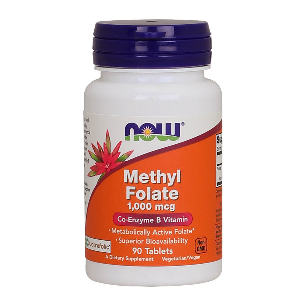 NOW Foods Methyl Folate, 1000mcg - 90 tabs