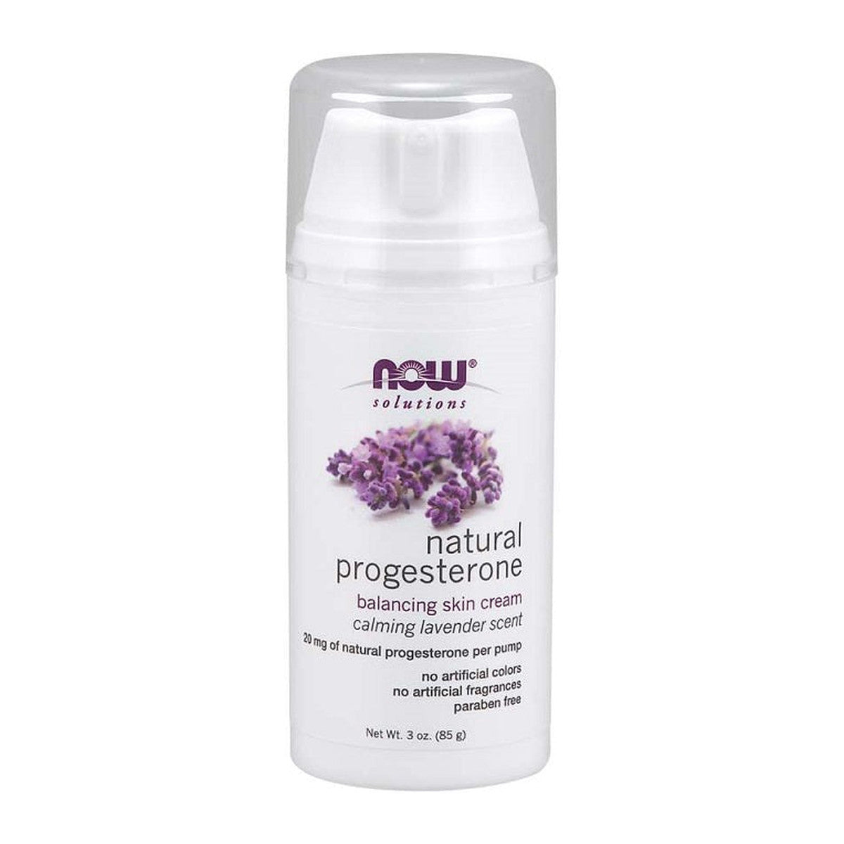 NOW Foods Natural Progesterone Balancing Skin Cream with Lavender