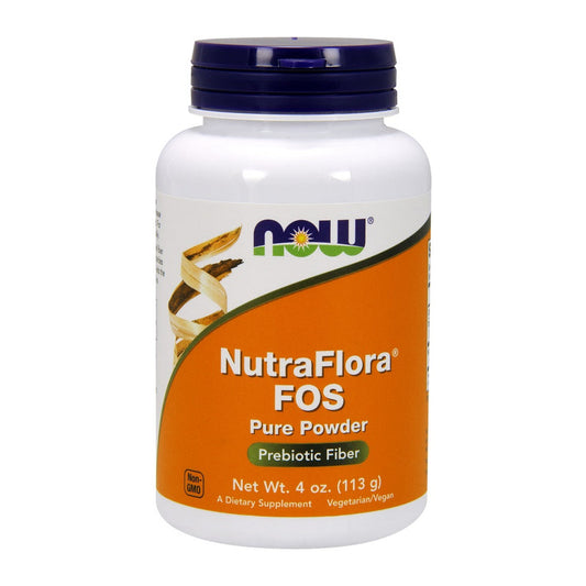 NOW Foods NutraFlora FOS, Pure Powder - 113g