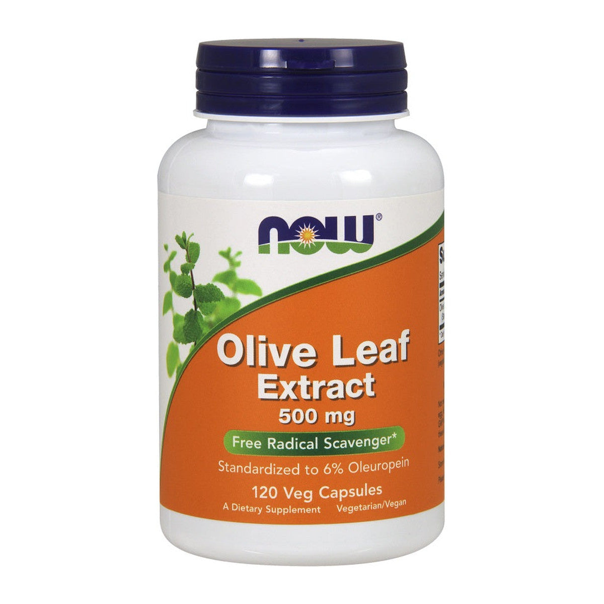 NOW Foods Olive Leaf Extract, 500mg - 120 vcaps