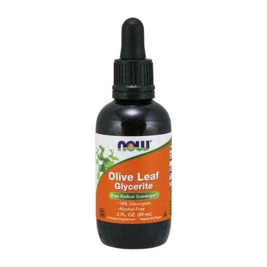 NOW Foods Olive Leaf Glycerite - 59 ml.