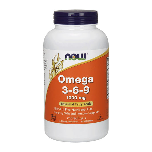 NOW Foods Omega 3-6-9, 1000mg - 250 softgels