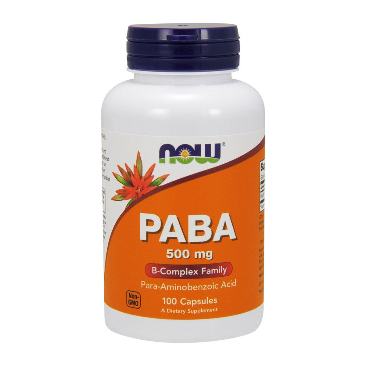 NOW Foods PABA, 500mg - 100 caps