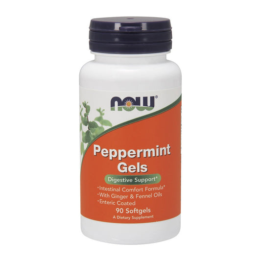 NOW Foods Peppermint Gels - 90 softgels