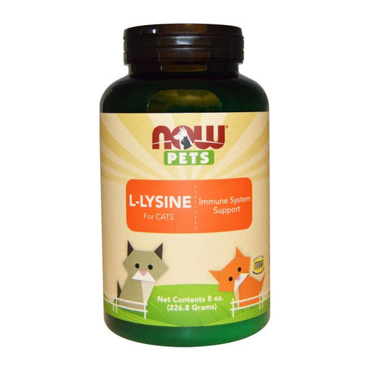 NOW Foods Pets, L-Lysine for Cats - 226.8g