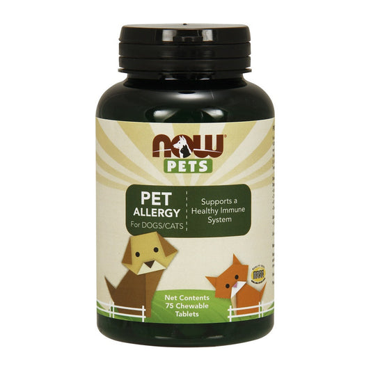 NOW Foods Pets, Pet Allergy - 75 chewable tablets