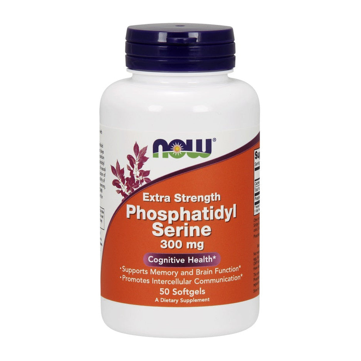 NOW Foods Phosphatidyl Serine, 300mg Extra Strength - 50 softgels