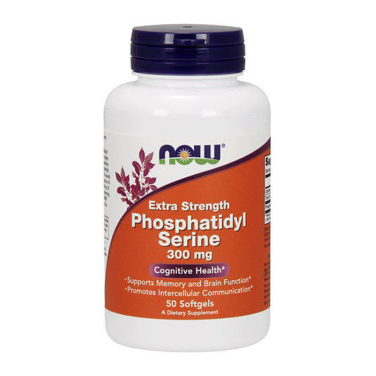 NOW Foods Phosphatidyl Serine, 300mg Extra Strength - 50 softgels