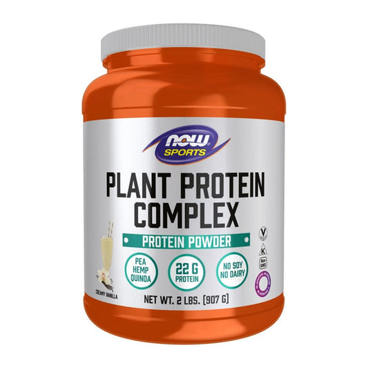NOW Foods Plant Protein Complex, Creamy Vanilla - 907g