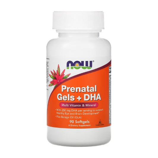 NOW Foods Prenatal Gels + DHA - 90 softgels