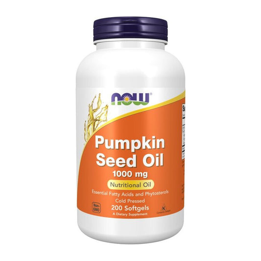 NOW Foods Pumpkin Seed Oil, 1000mg - 200 softgels