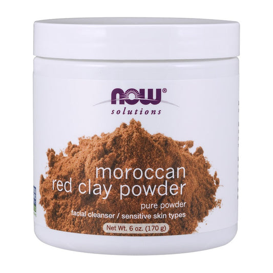 NOW Foods Red Clay Powder Moroccan - 170g