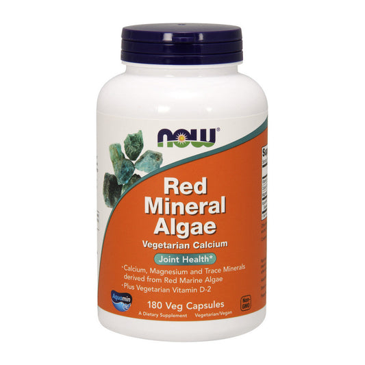 NOW Foods Red Mineral Algae - 180 vcaps