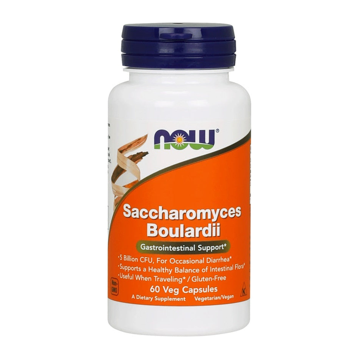 NOW Foods Saccharomyces Boulardii - 60 vcaps
