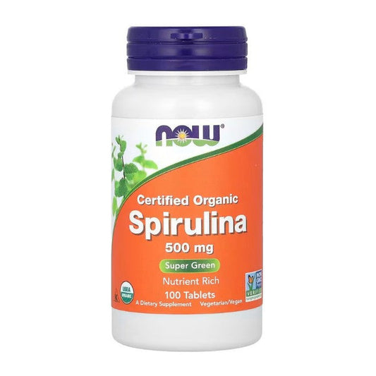 NOW Foods Spirulina, 500mg - 100 tabs