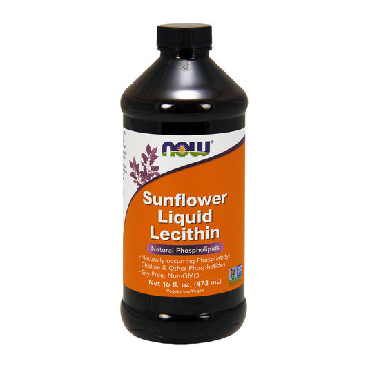 NOW Foods Sunflower Lecithin, Liquid - 473 ml.