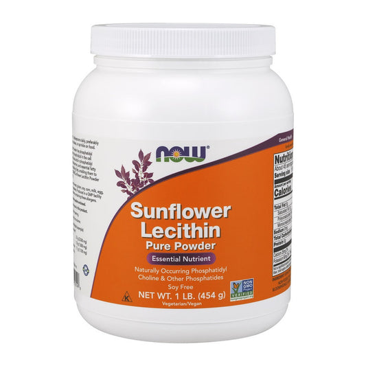 NOW Foods Sunflower Lecithin, Pure Powder - 454g