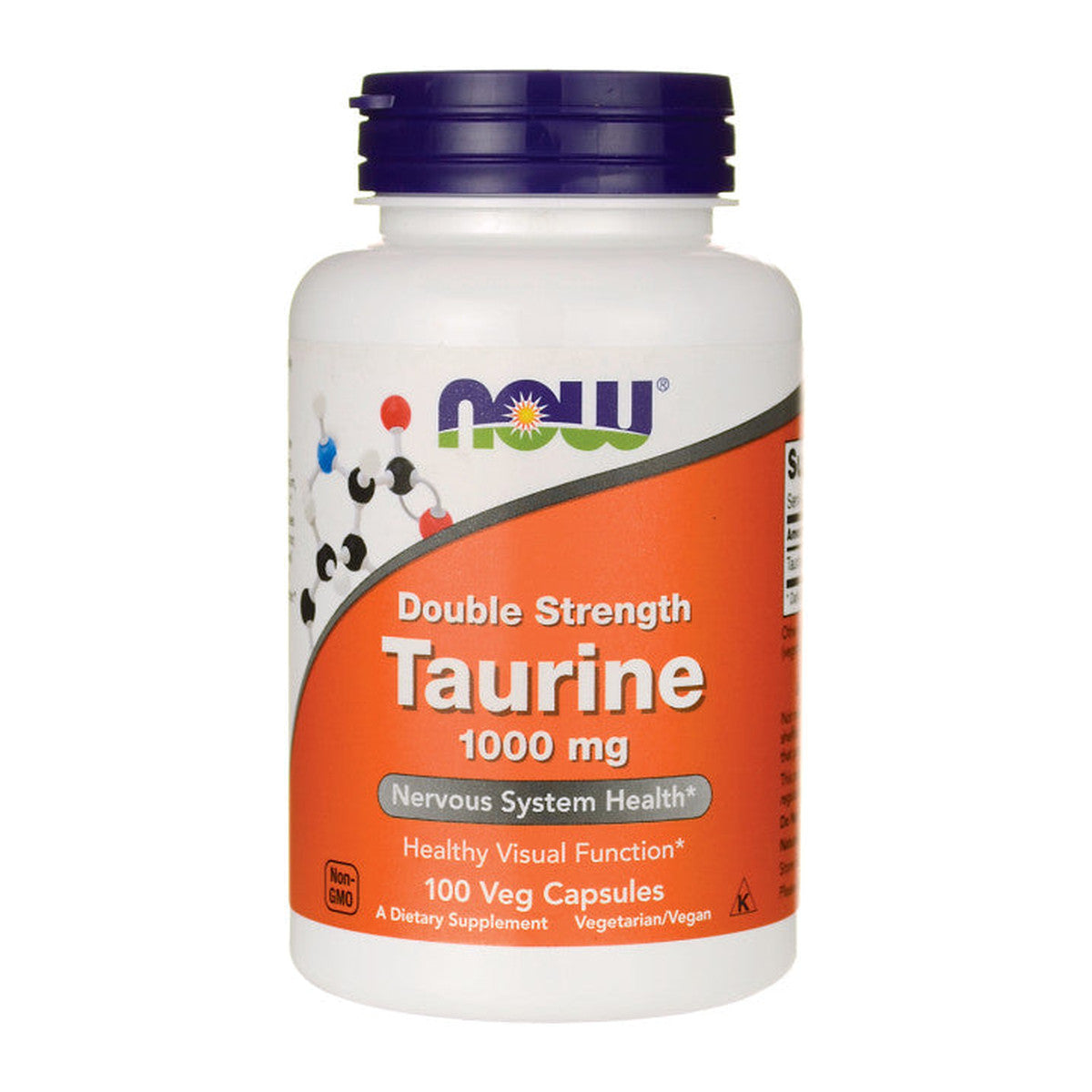 NOW Foods Taurine, 1000mg Double Strength - 100 vcaps
