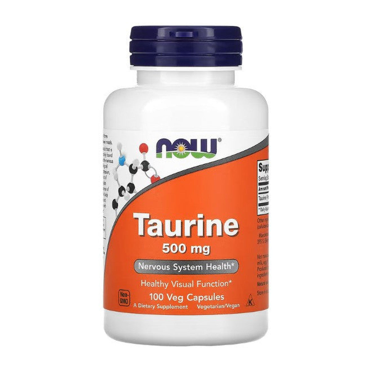 NOW Foods Taurine, 500mg - 100 caps