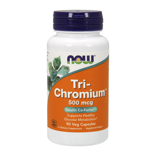 NOW Foods Tri-Chromium, 500mcg - 90 vcaps