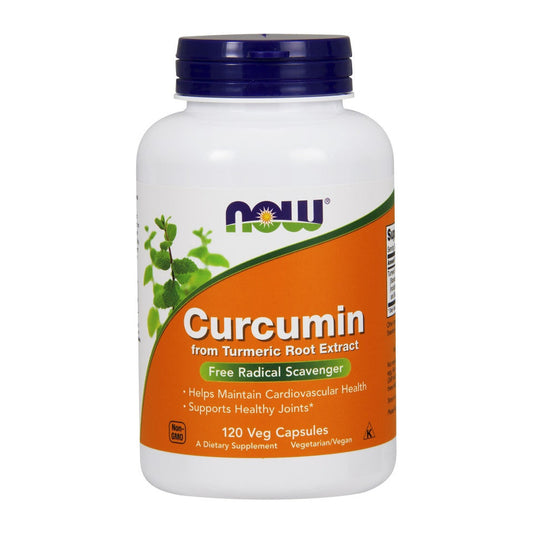 NOW Foods Turmeric Curcumin - 120 vcaps