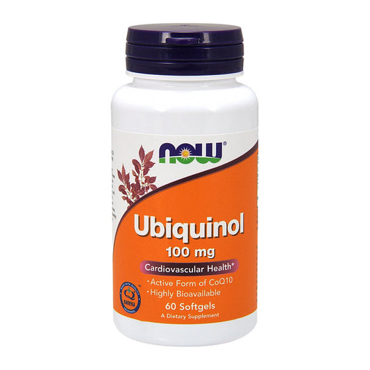 NOW Foods Ubiquinol, 100mg - 60 softgels
