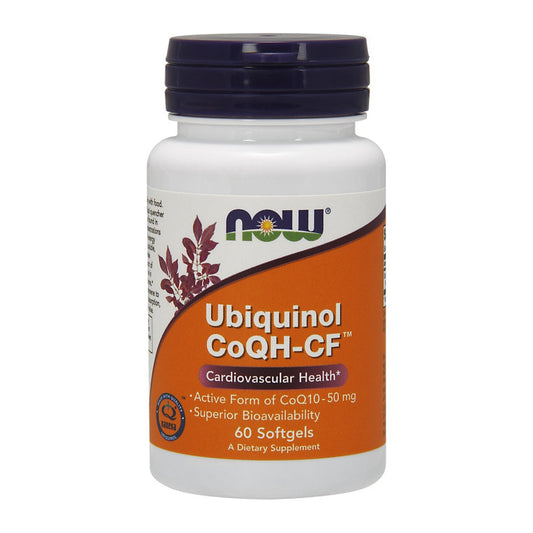 NOW Foods Ubiquinol CoQH-CF - 60 softgels