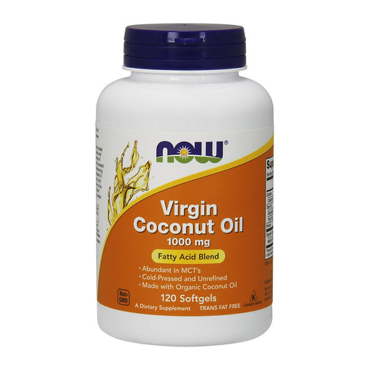 NOW Foods Virgin Coconut Oil, 1000mg - 120 softgels
