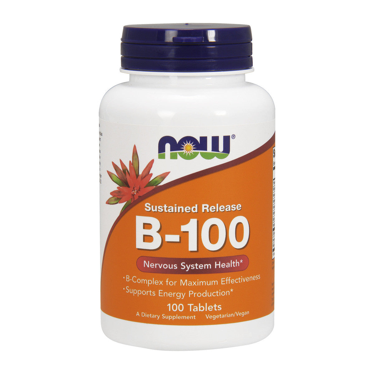 NOW Foods Vitamin B-100 Sustained Release - 100 tabs