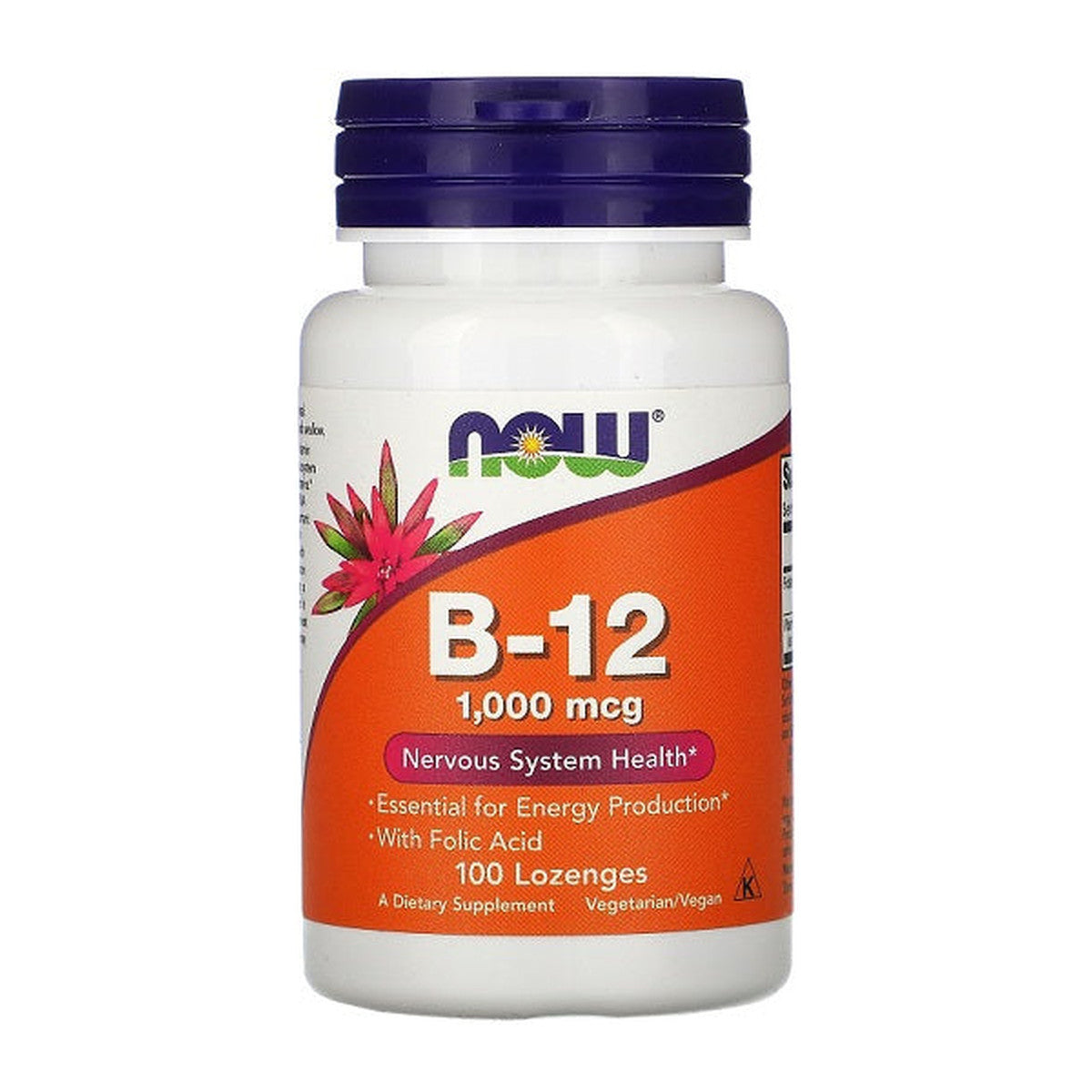 NOW Foods Vitamin B-12, 1000mcg - 100 lozenges
