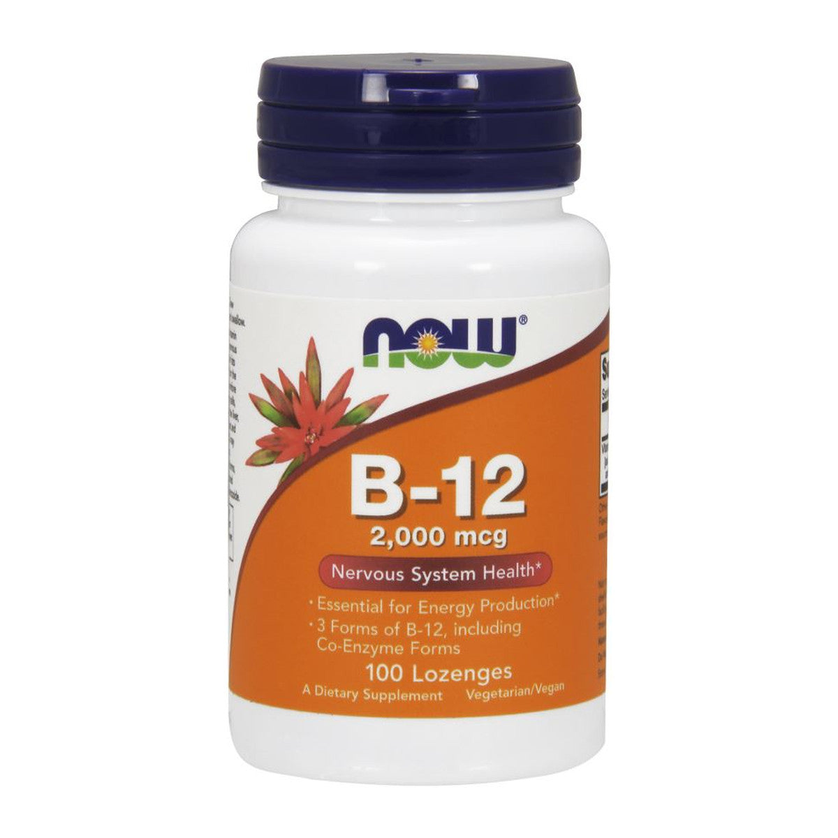 NOW Foods Vitamin B-12, 2000mcg - 100 lozenges