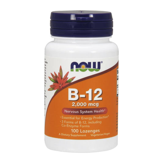NOW Foods Vitamin B-12, 2000mcg - 100 lozenges