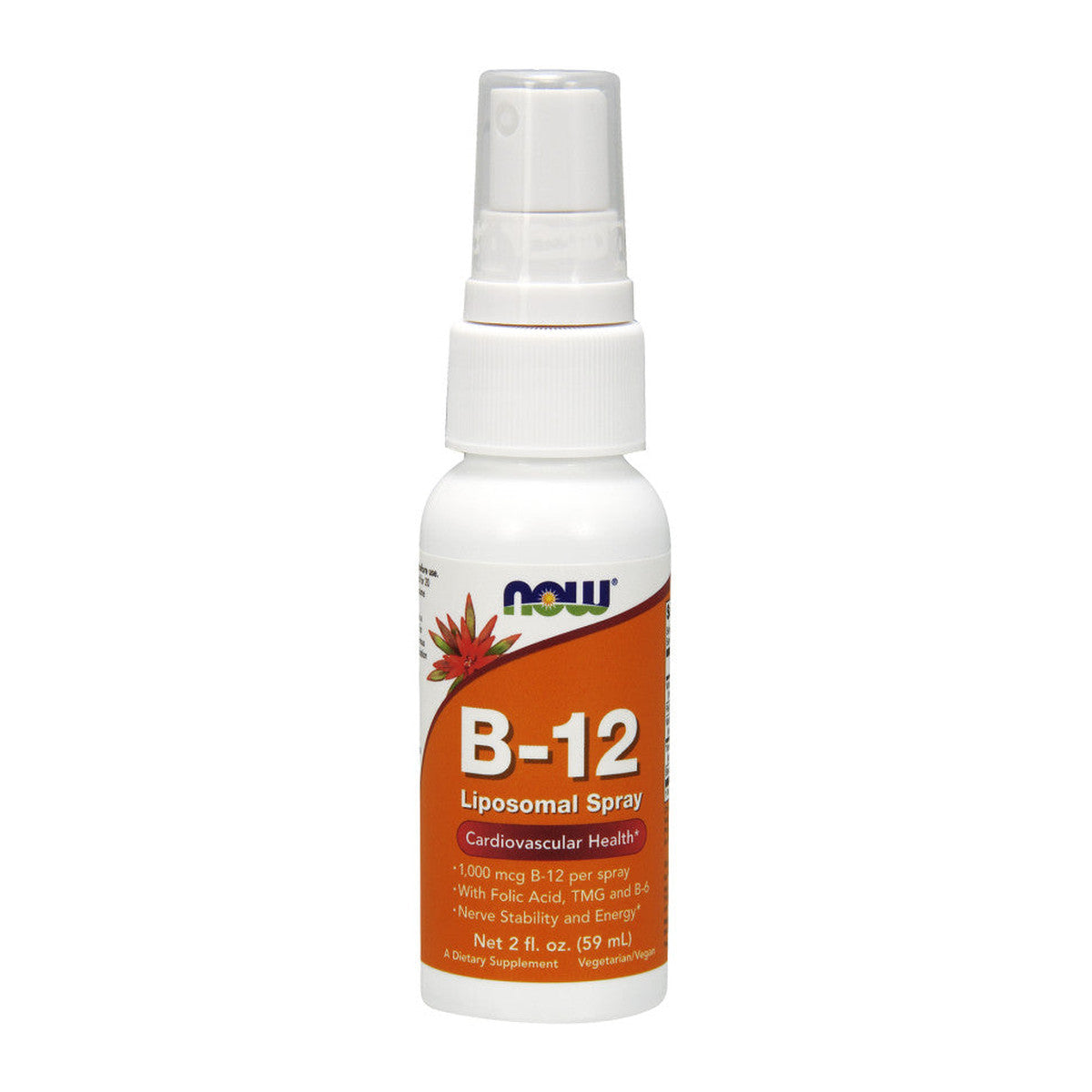NOW Foods Vitamin B-12, Liposomal Spray - 59 ml.