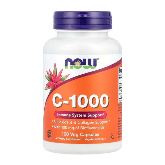 NOW Foods Vitamin C-1000 with 100mg Bioflavonoids - 100 vcaps