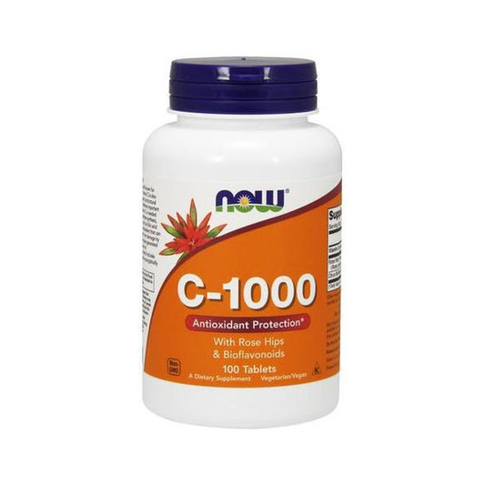 NOW Foods Vitamin C-1000 with Rose Hips & Bioflavonoids - 100 tabl