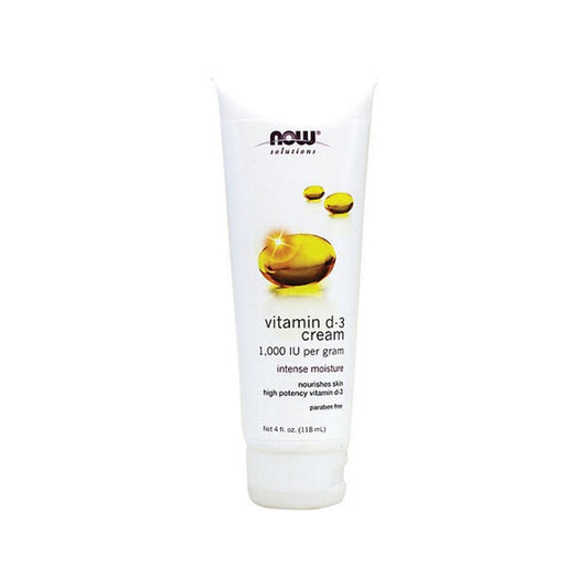NOW Foods Vitamin D-3 Cream - 118 ml.