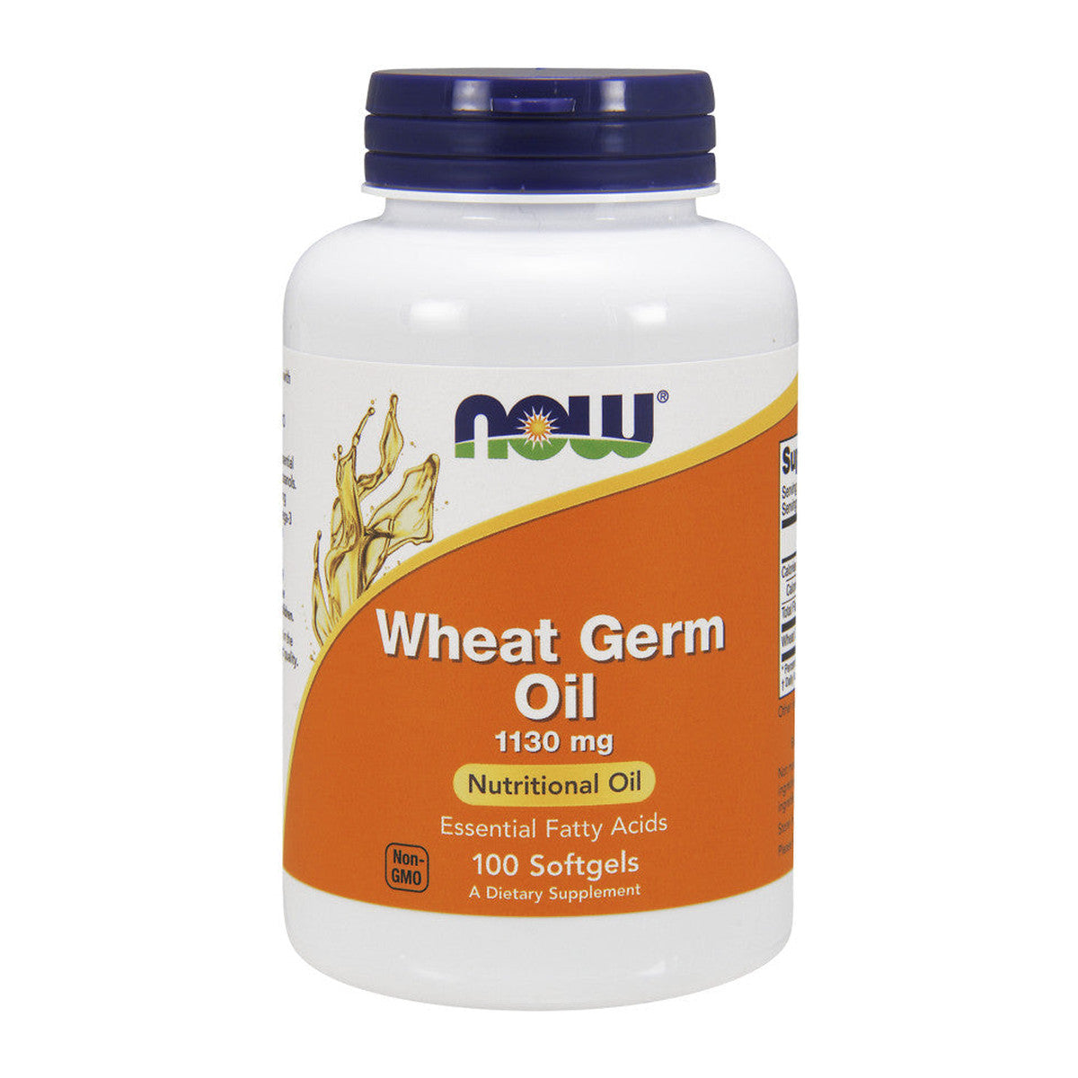 NOW Foods Wheat Germ Oil, 1130mg - 100 softgels