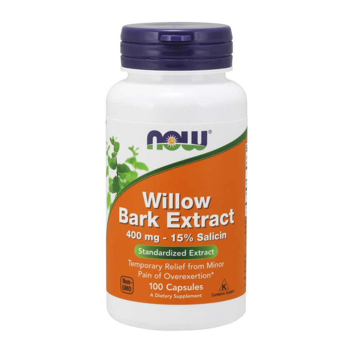 NOW Foods Willow Bark Extract, 400mg - 100 caps