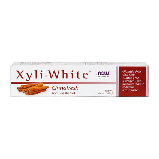 NOW Foods XyliWhite, Cinnafresh Toothpaste Gel - 181g