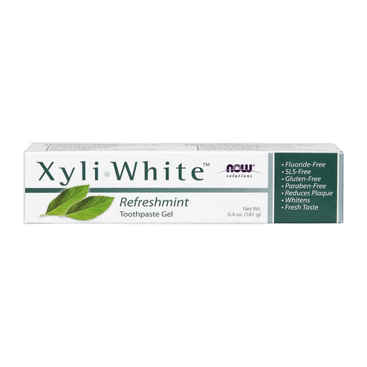 NOW Foods XyliWhite, Refreshmint Toothpaste Gel - 181g