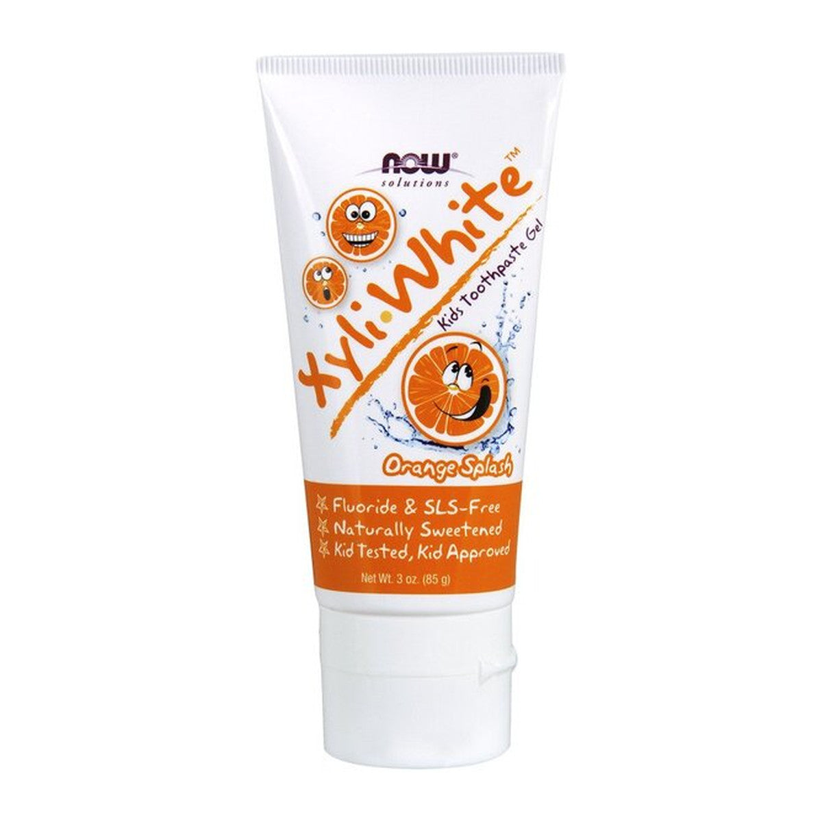 NOW Foods XyliWhite Kids, Orange Splash - 85g