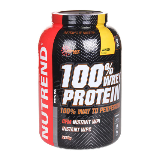 Nutrend 100% Whey Protein, Vanilla - 2250g