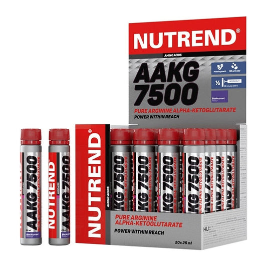 Nutrend AAKG 7500, Blackcurrant - 20 x 25 ml.
