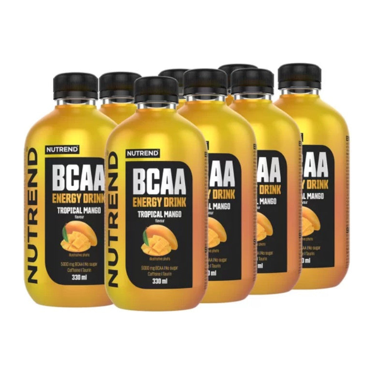 Nutrend BCAA Energy Drink, Tropical Mango - 8 x 330 ml.